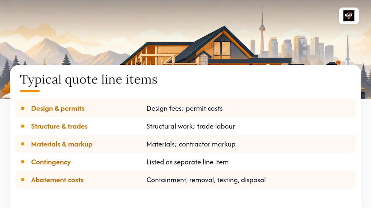Diagram of full-service contractor pricing breakdown