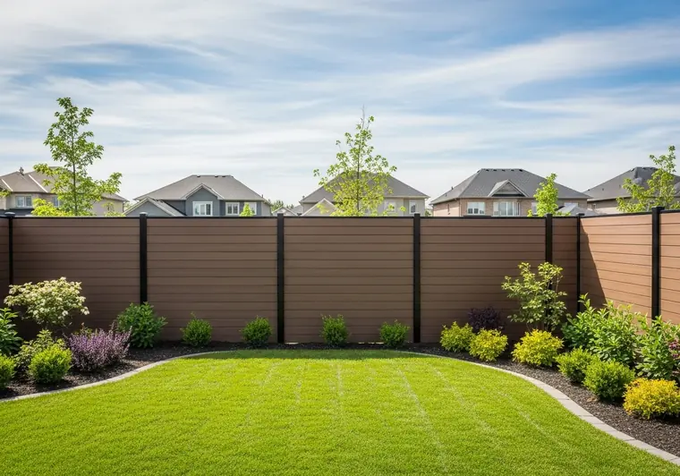 Modern fence installation